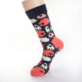 chique colorido masculino tripulação algodão funky masculino vestido sox feliz pés meias